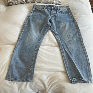 Mens rvca light denim